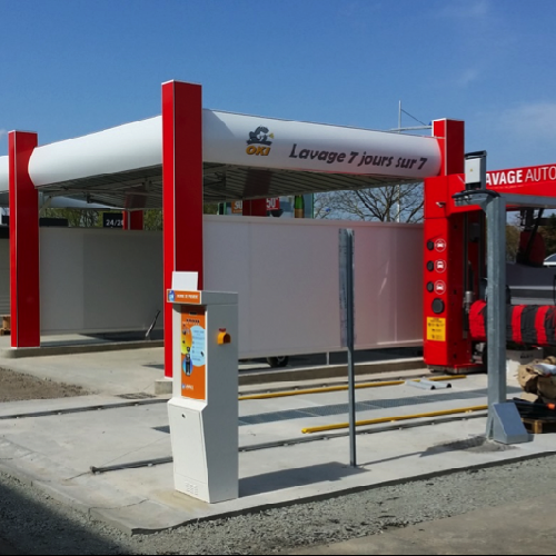 Station de lavage & carburant 